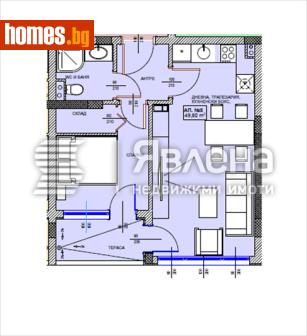 Двустаен, 59m² - Апартамент за продажба - 119072906