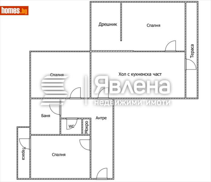 Четиристаен, 100m² - Жк. Изток, София - Апартамент за продажба - ЯВЛЕНА - 119073440