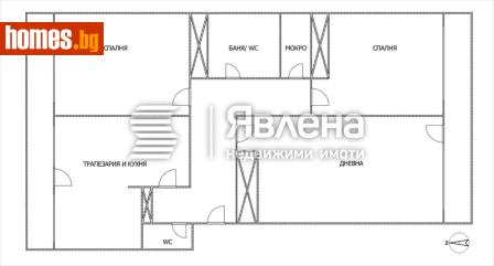 Тристаен, 115m² - Апартамент за продажба - 119073876