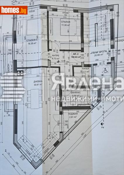 Тристаен, 120m² - Кв. Аспарухово, Варна - Апартамент за продажба - ЯВЛЕНА - 119074065