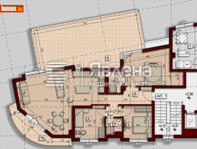 Четиристаен, 216m² - Жк. Люлин 10, София - Апартамент за продажба - ЯВЛЕНА - 119074475