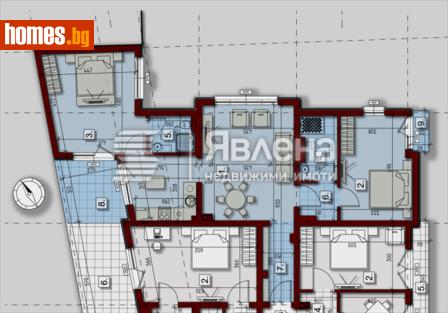 Тристаен, 132m² - Апартамент за продажба - 119074477