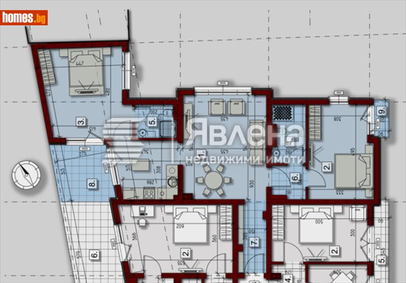 Тристаен, 132m² - Жк. Люлин 10, София - Апартамент за продажба - ЯВЛЕНА - 119074477