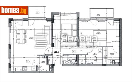 Тристаен, 120m² - Апартамент за продажба - 119075048