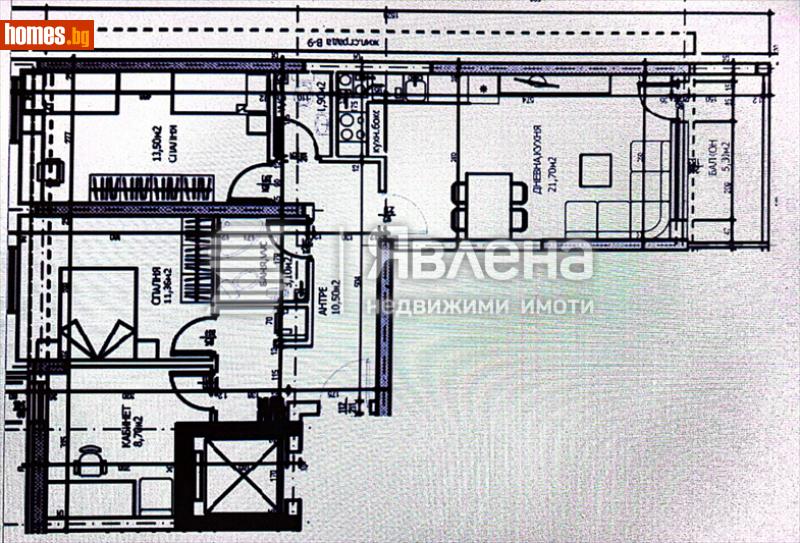 Четиристаен, 105m² - Жк. Тракия, Пловдив - Апартамент за продажба - ЯВЛЕНА - 119076758