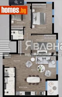 Тристаен, 117m² - Апартамент за продажба - 119100802