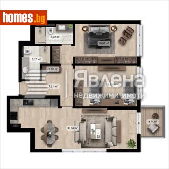 Тристаен, 150m² - Апартамент за продажба - 119101399