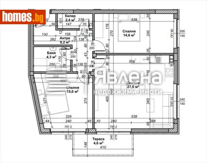 Тристаен, 113m² - Апартамент за продажба - 119101411