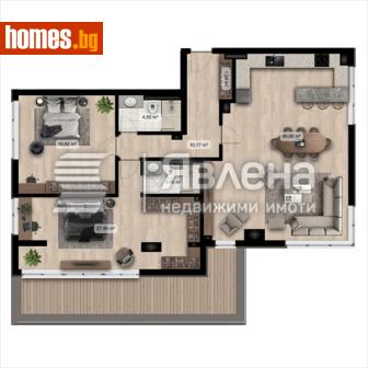 Тристаен, 186m² - Апартамент за продажба - 119101493