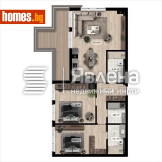 Тристаен, 147m² - Апартамент за продажба - 119101777