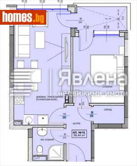 Двустаен, 63m² - Апартамент за продажба - 119102023