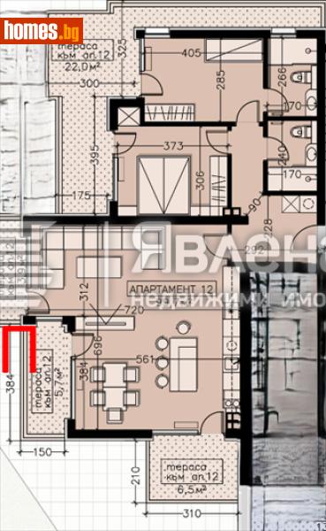 Тристаен, 165m² - Кв. Манастирски Ливади, София - Апартамент за продажба - ЯВЛЕНА - 119102313