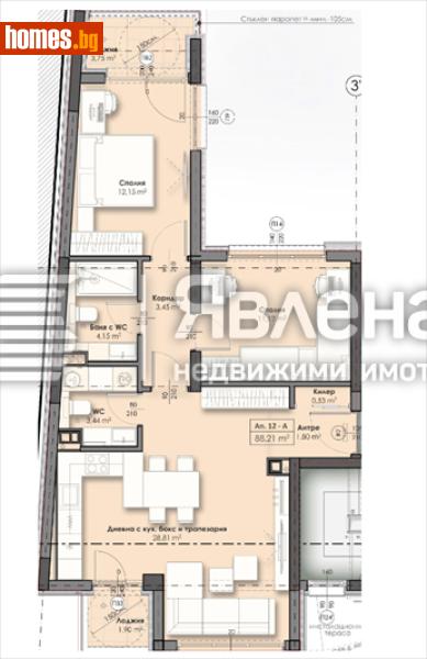 Тристаен, 107m² - Жк. Връбница 2, София - Апартамент за продажба - ЯВЛЕНА - 119102415