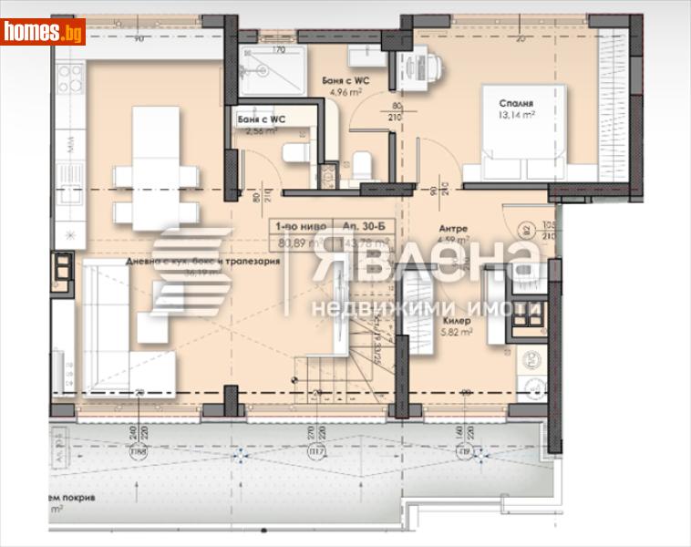 Тристаен, 175m² - Жк. Връбница 2, София - Апартамент за продажба - ЯВЛЕНА - 119102431