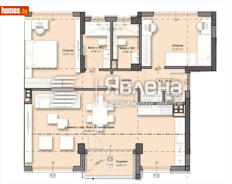 Тристаен, 121m² - Жк. Връбница 2, София - Апартамент за продажба - ЯВЛЕНА - 119102438