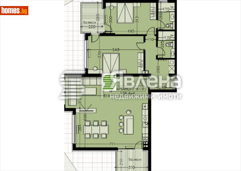 Тристаен, 165m² - Кв. Манастирски Ливади, София - Апартамент за продажба - ЯВЛЕНА - 119102567