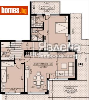 Тристаен, 194m² - Апартамент за продажба - 119102569