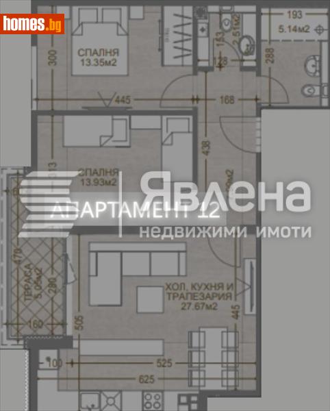 Тристаен, 104m² - Кв. Манастирски Ливади, София - Апартамент за продажба - ЯВЛЕНА - 119102608