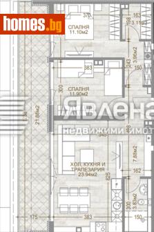 Тристаен, 120m² - Апартамент за продажба - 119102616
