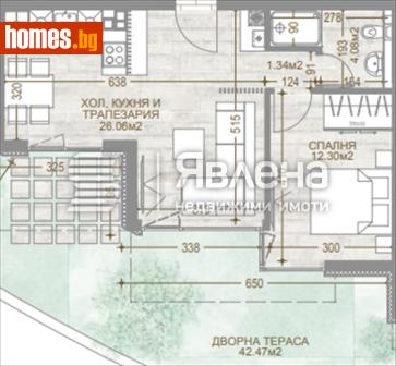 Двустаен, 100m² - Апартамент за продажба - 119102622