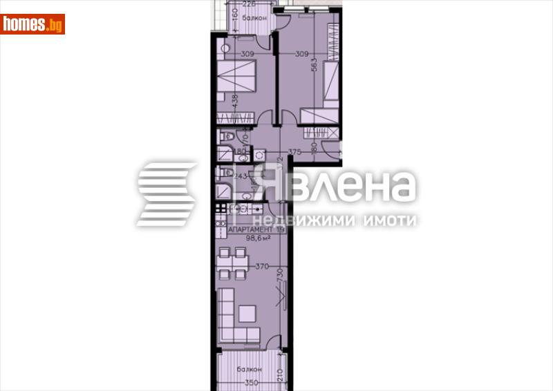 Тристаен, 117m² - Кв. Манастирски Ливади, София - Апартамент за продажба - ЯВЛЕНА - 119102623