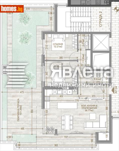 Тристаен, 228m² - Кв. Манастирски Ливади, София - Апартамент за продажба - ЯВЛЕНА - 119102624