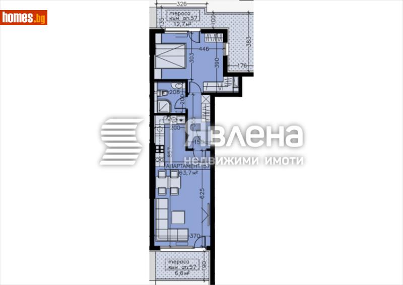 Двустаен, 98m² - Кв. Манастирски Ливади, София - Апартамент за продажба - ЯВЛЕНА - 119102625