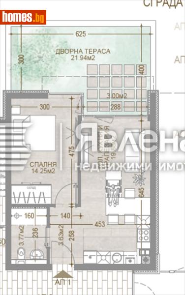 Двустаен, 82m² - Кв. Манастирски Ливади, София - Апартамент за продажба - ЯВЛЕНА - 119102626