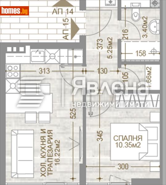 Двустаен, 89m² - Кв. Манастирски Ливади, София - Апартамент за продажба - ЯВЛЕНА - 119102630