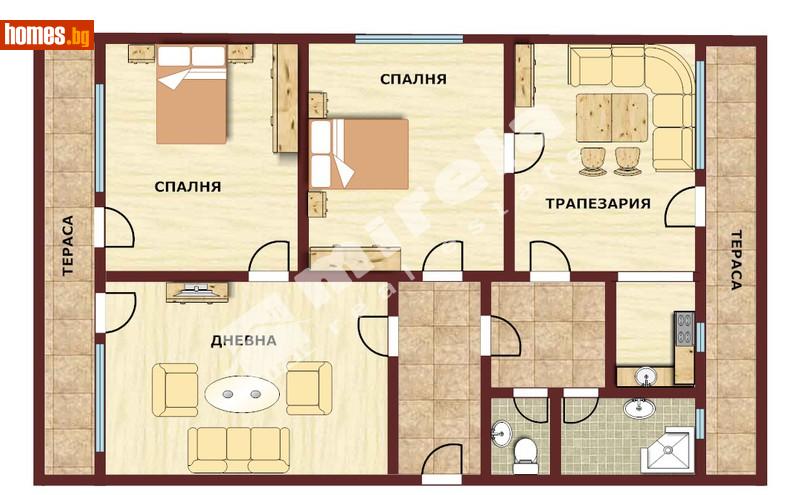 Четиристаен, 110m² - Варна, Варна - Апартамент за продажба - МИРЕЛА - 119125689