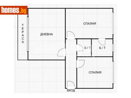 Тристаен, 68m² - Апартамент за продажба - 119126017
