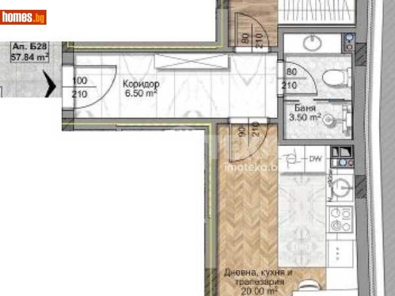 Двустаен, 70m² - Жк. Овча Купел, София - Апартамент за продажба - ИМОТЕКА АД - 119126062