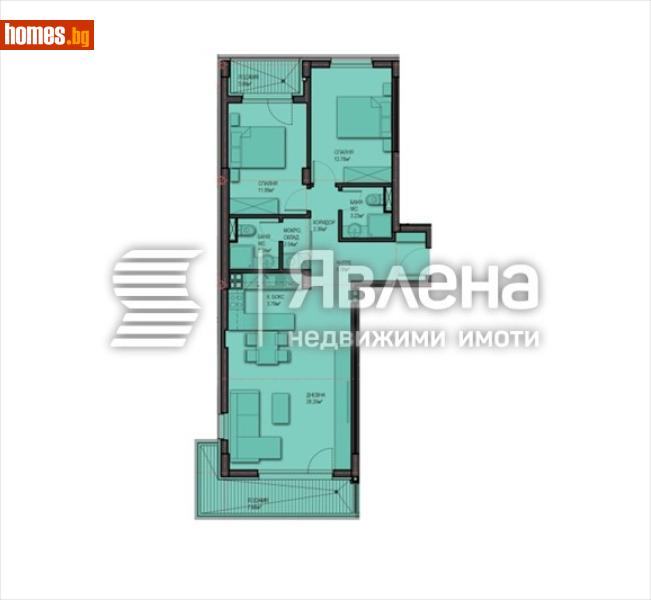 Тристаен, 122m² - Жк. Младост 4, София - Апартамент за продажба - ЯВЛЕНА - 119126214