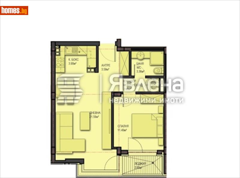 Двустаен, 73m² - Жк. Младост 4, София - Апартамент за продажба - ЯВЛЕНА - 119126221