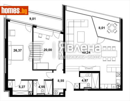 Тристаен, 178m² - Апартамент за продажба - 119126297