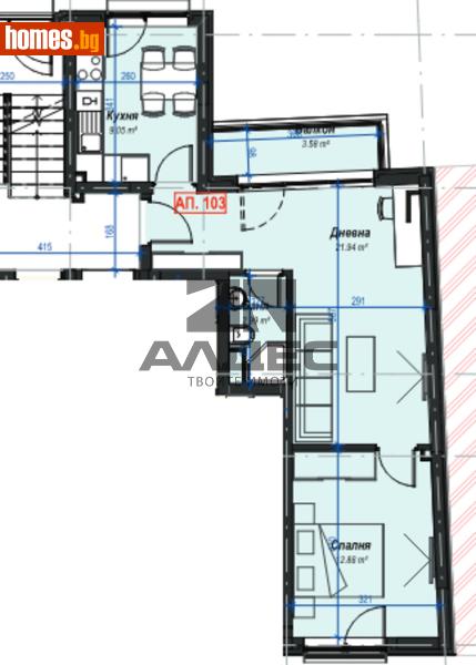 Двустаен, 79m² - Жк. Банишора, София - Апартамент за продажба - АЛДЕС НЕДВИЖИМИ ИМОТИ - 119128625