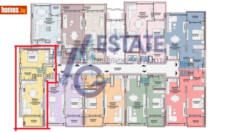 Двустаен, 63m² - Бургас, Бургас - Апартамент за продажба - ЕМ ДЖИ ЕСТЕЙТ - 119128883