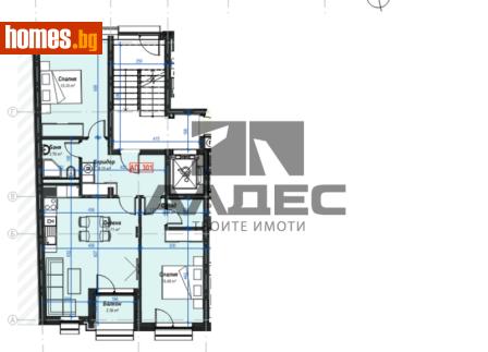 Тристаен, 106m² - Апартамент за продажба - 119129302