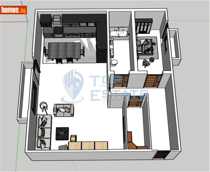 Двустаен, 104m² - Жк. Бузлуджа, Велико Търново - Апартамент за продажба - Top Estate - 119141659