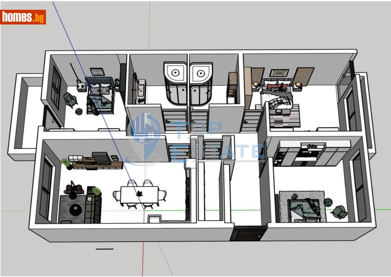Четиристаен, 134m² - Жк. Бузлуджа, Велико Търново - Апартамент за продажба - Top Estate - 119141675