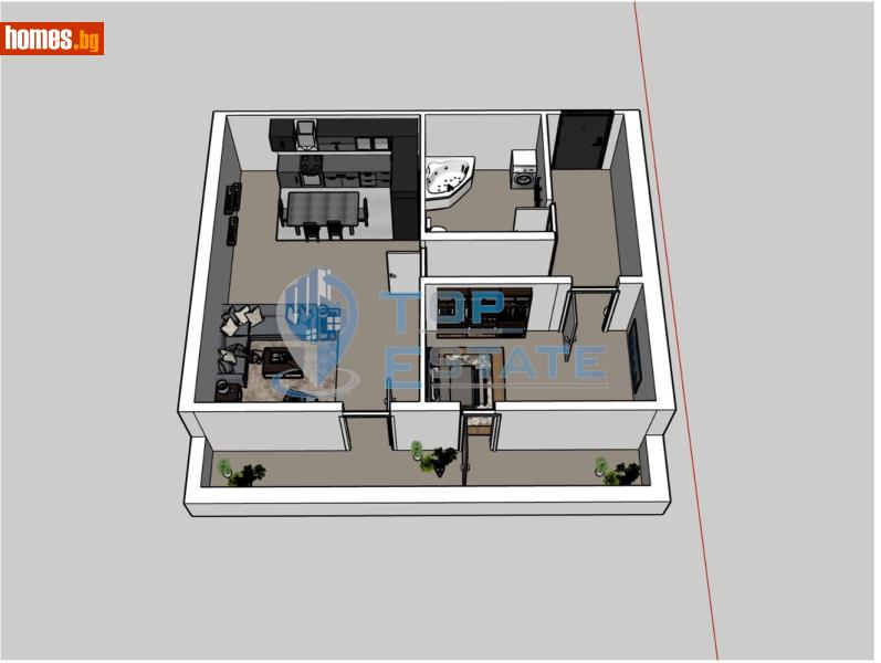 Двустаен, 101m² - Жк. Бузлуджа, Велико Търново - Апартамент за продажба - Top Estate - 119141695