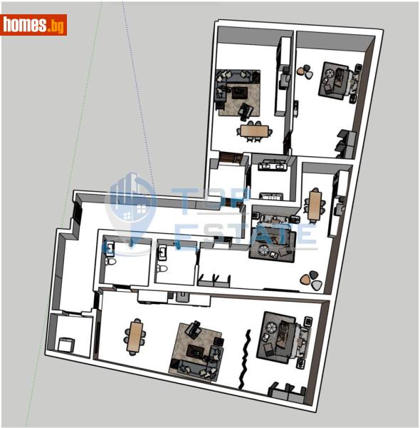 Четиристаен, 172m² - Жк. Бузлуджа, Велико Търново - Апартамент за продажба - Top Estate - 119141700