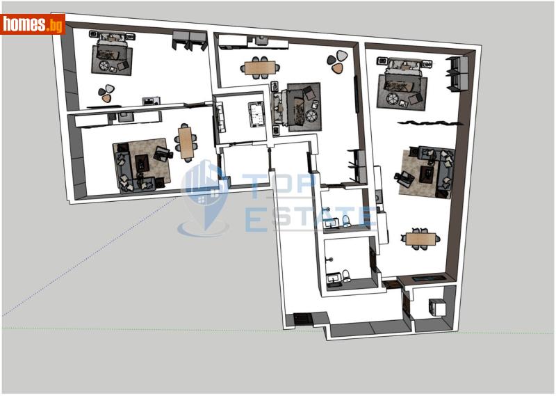 Четиристаен, 172m² - Жк. Бузлуджа, Велико Търново - Апартамент за продажба - Top Estate - 119141708