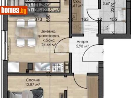 Тристаен, 123m² - Апартамент за продажба - 119148967