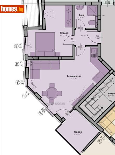 Двустаен, 66m² -  Център, Пловдив - Апартамент за продажба - OPEN Homes - 119162296