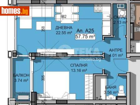 Двустаен, 67m² - Апартамент за продажба - 119168967