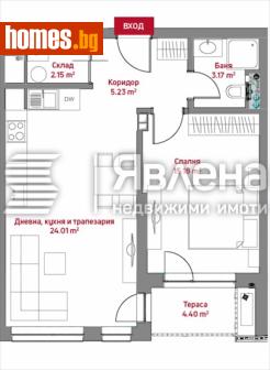 Двустаен, 65m² - Апартамент за продажба - 119169010