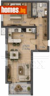 Двустаен, 84m² - Апартамент за продажба - 119183682