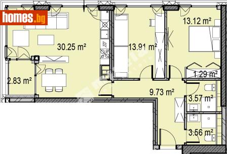 Тристаен, 117m² - Апартамент за продажба - 119186523