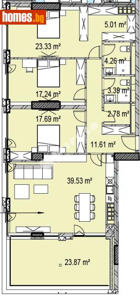 Четиристаен, 217m² - Жк. Дружба 2, София - Апартамент за продажба - МИРЕЛА - 119186526